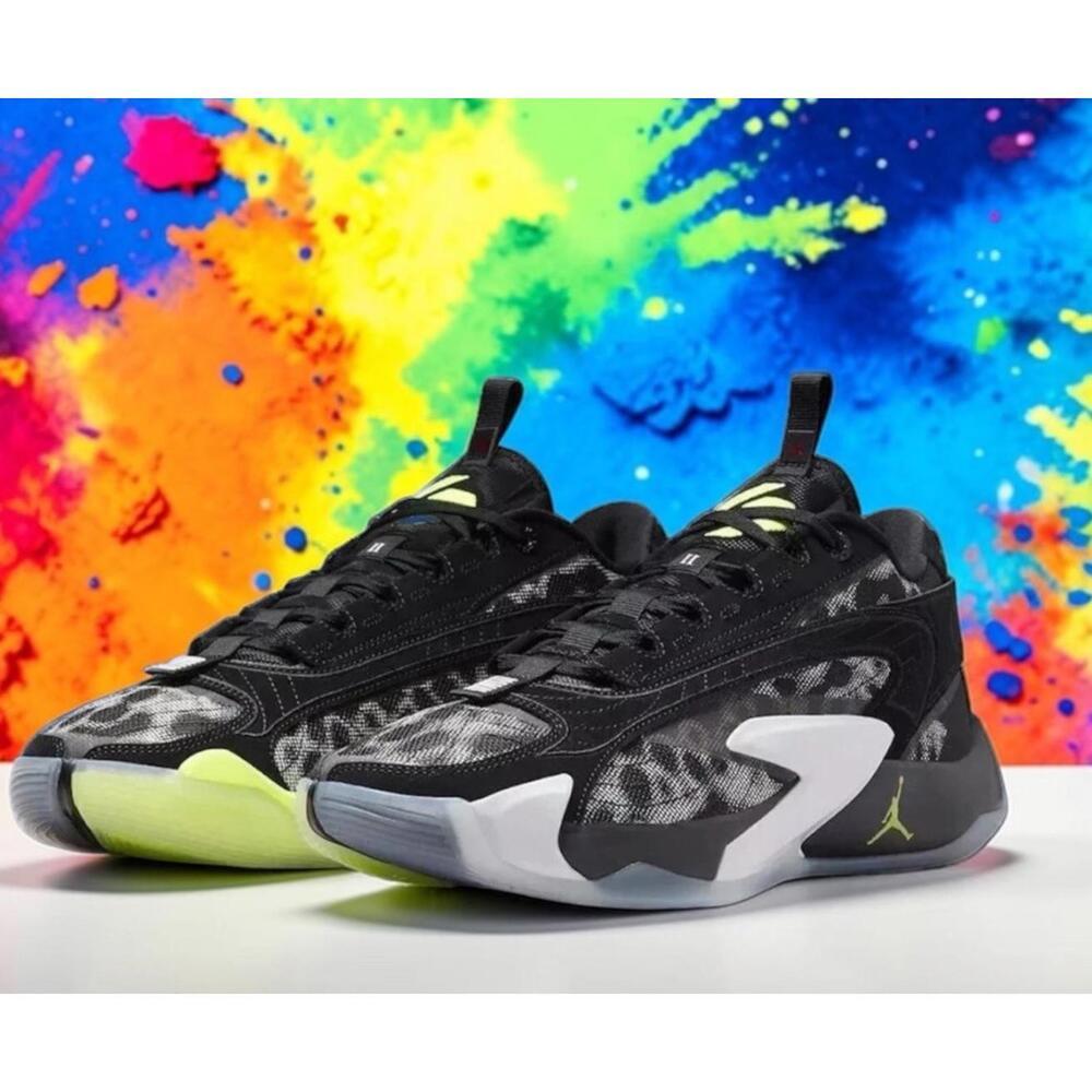 Nike Air Jordan Luka 2 DX8733-017 Black White Volt Men' Size 11.5
